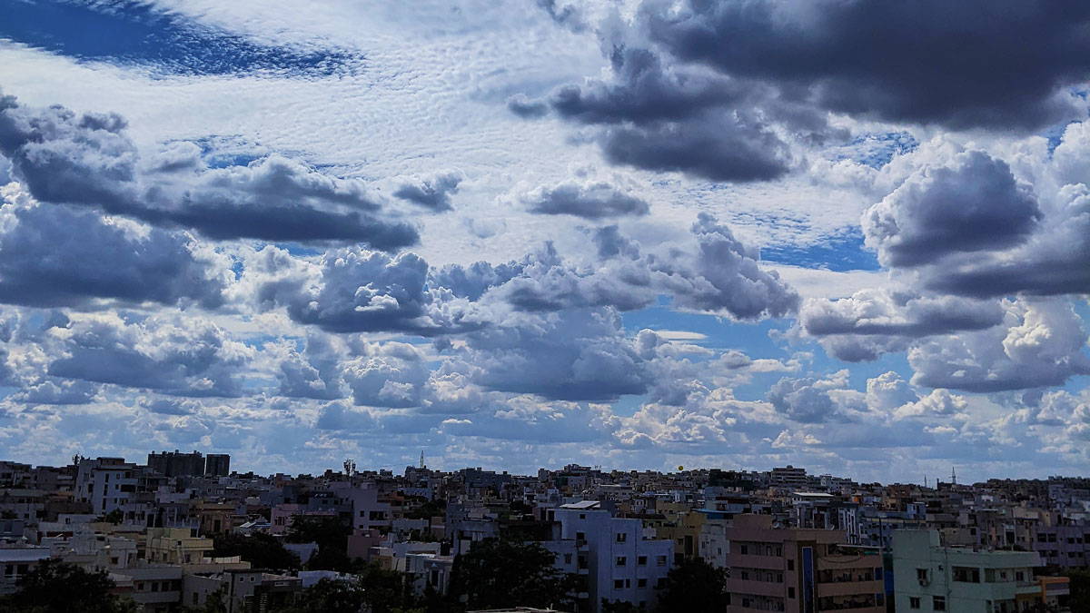 Monsoon Clouds over Hyderabad